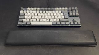 Our very own Jacob Fox's slightly manky and definitely well-loved HyperX wrist rest