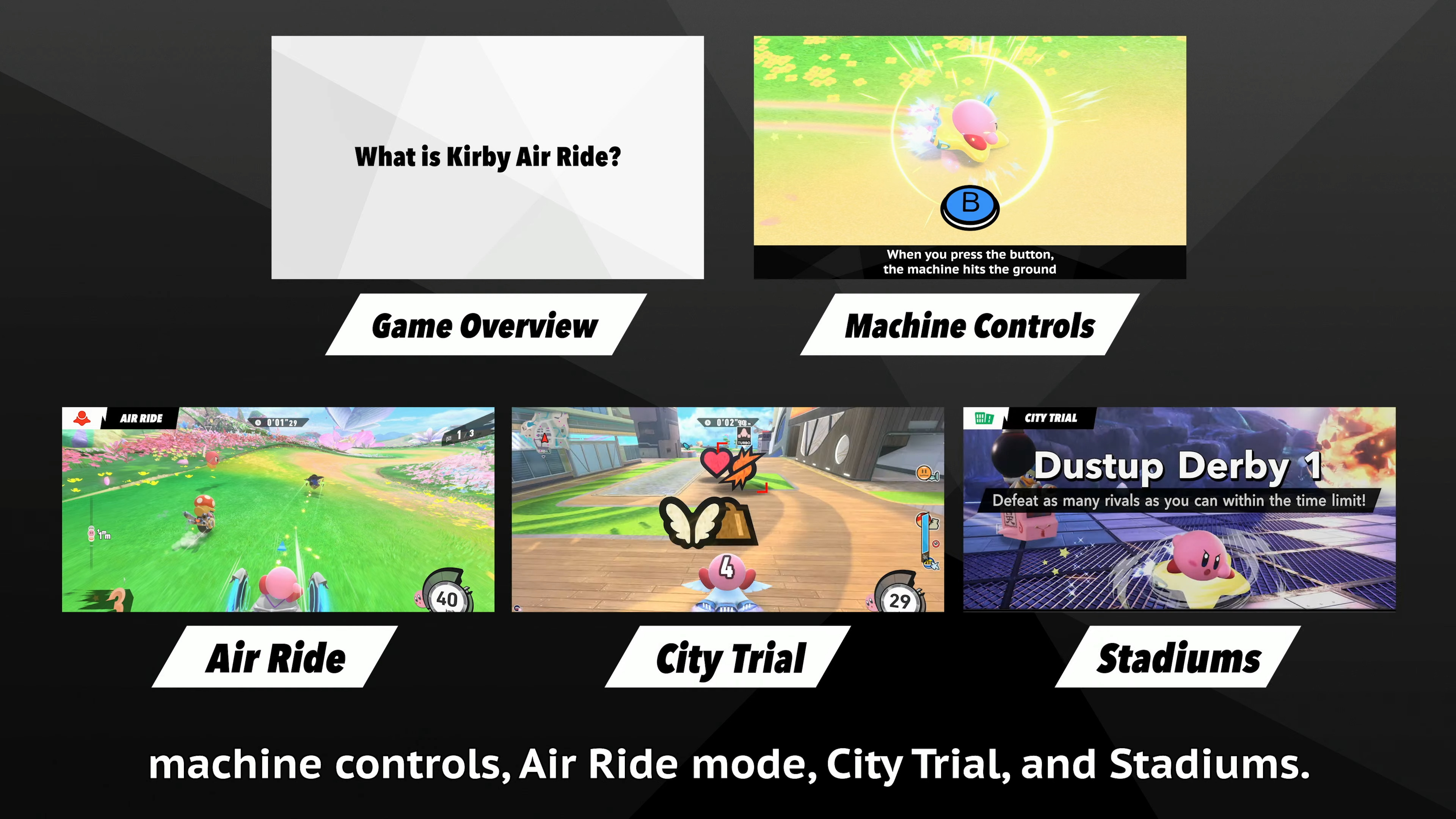 Kirby Air Riders Direct screenshot