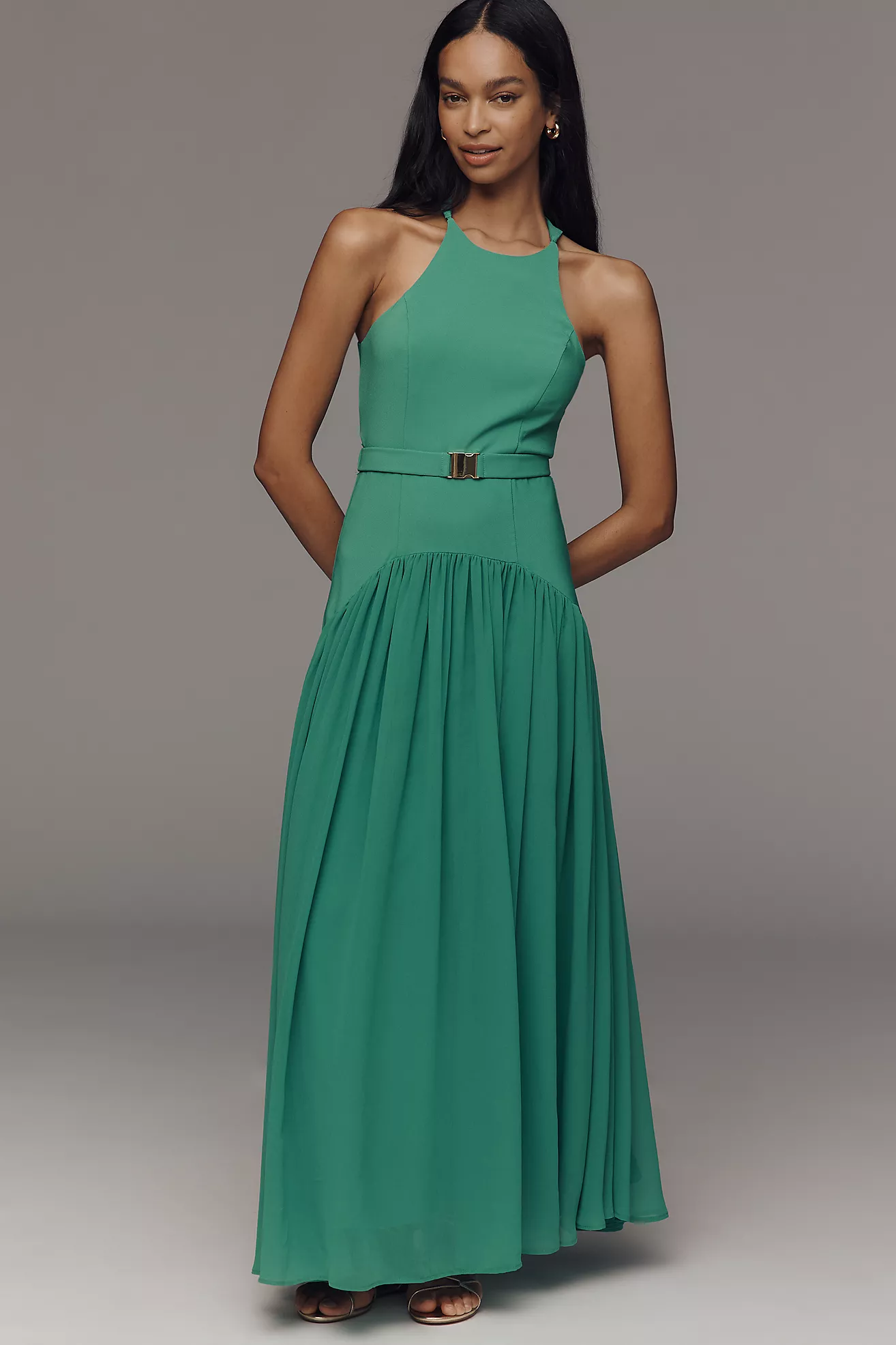 Hutch Abbey Belted Maxi Dress