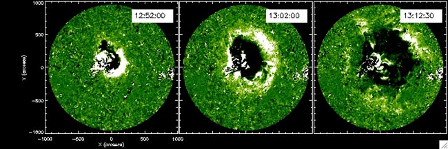 Solar Tsunamis Move at Astronomical Speeds