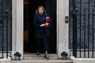 Penny Mordaunt outside number 10 Downing Street