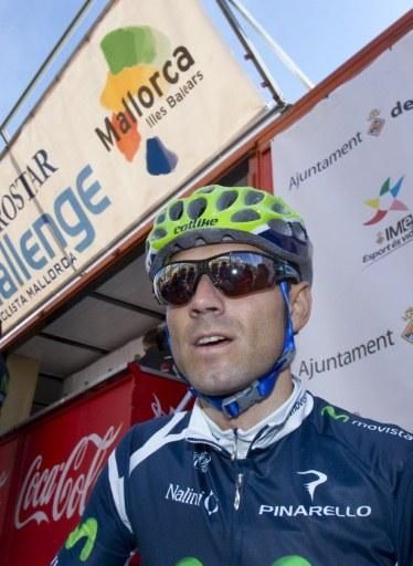 Alejandro Valverde (Movistar) continues his season in Mallorca
