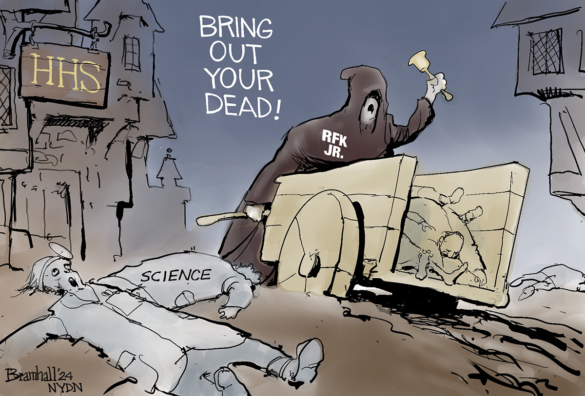 Political cartoon