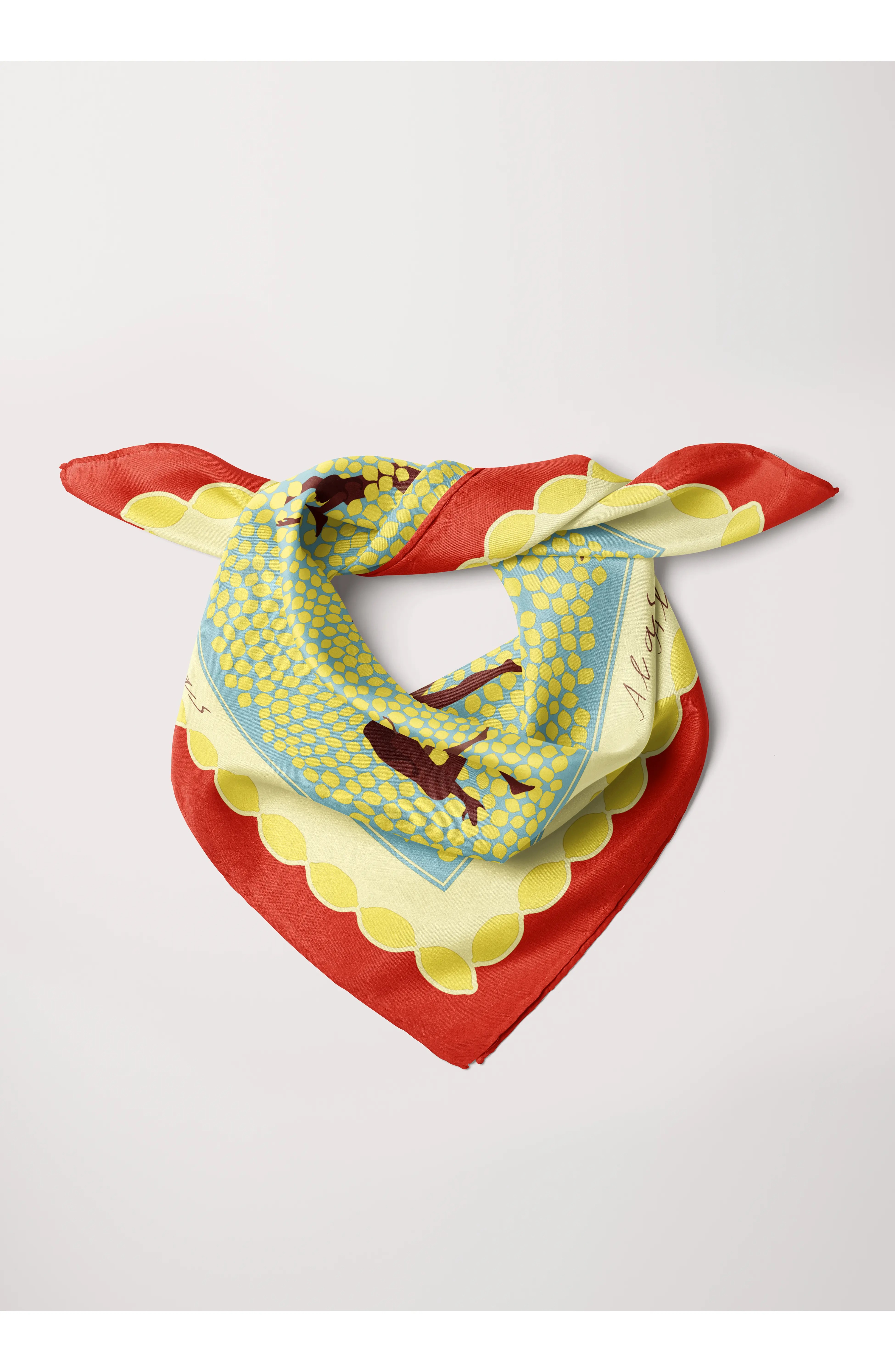 Alas, Small Bandana Silk Scarf