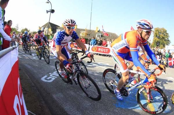 Busche rode the Worlds for Tyler Farrar