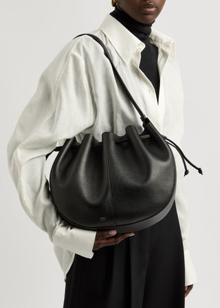 Flores Leather Shoulder Bag