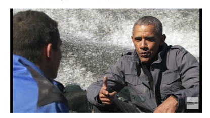 Bear Grylls interviews Barack Obama on Running Wild with Bear Grylls.
