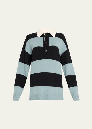 Mason Striped Wool-Cashmere Sweater