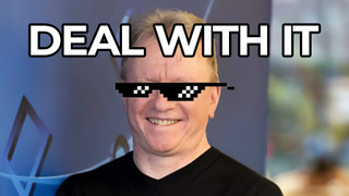 Jim Ryan SIE president meme, sunglasses with "Deal with it" text.