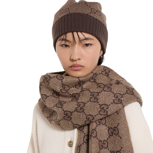 Gg Cashmere Lam&amp;eacute; Scarf