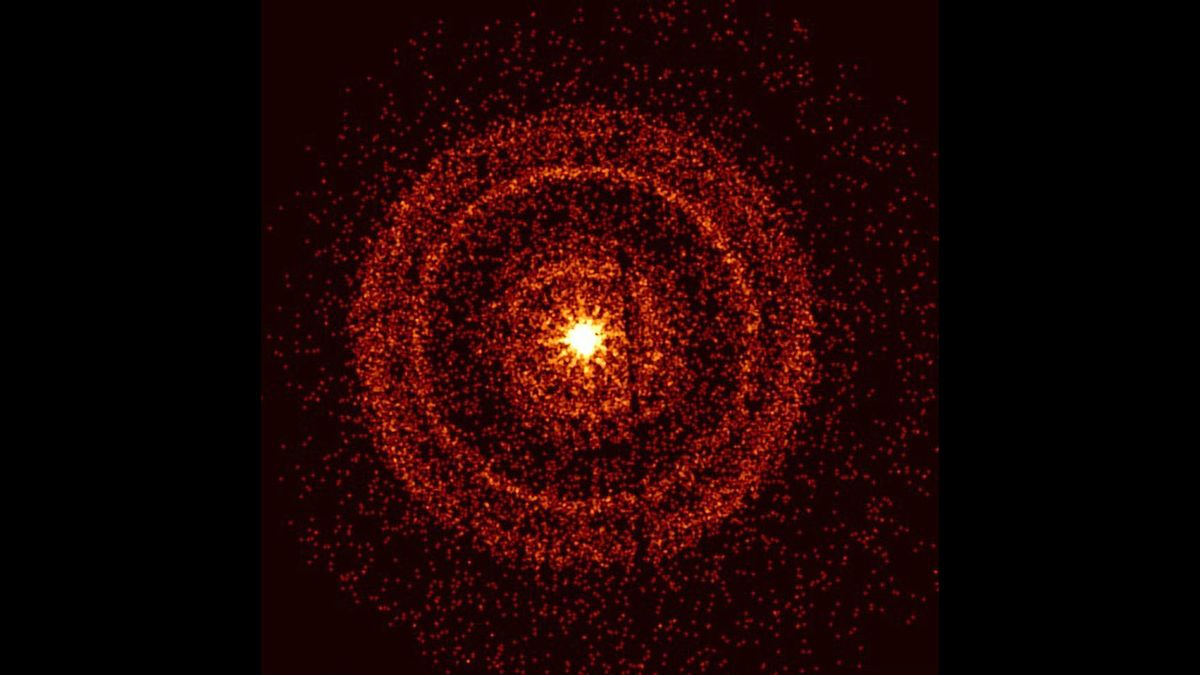 El estallido de rayos gamma más brillante jamás registrado tiene una estructura de chorro única