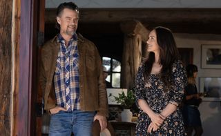 Josh Duhamel as Staten and Minka Kelly as Quinn in Ransom Canyon