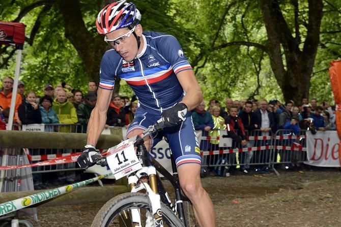 Julien Absalon (France) in the lead