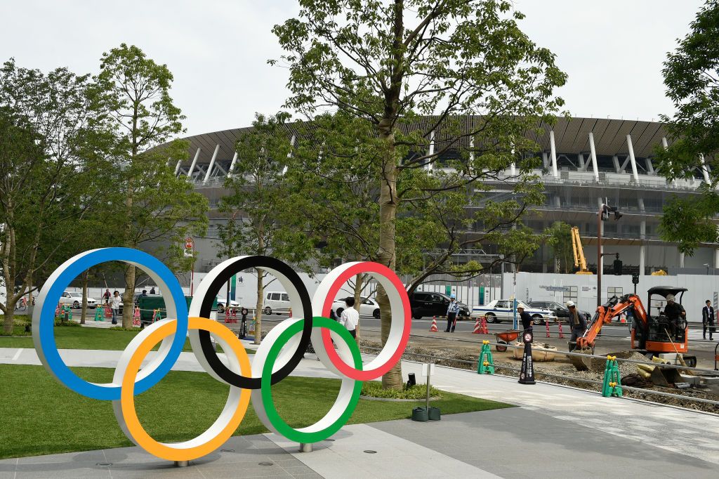 National Stadium in Tokyo.