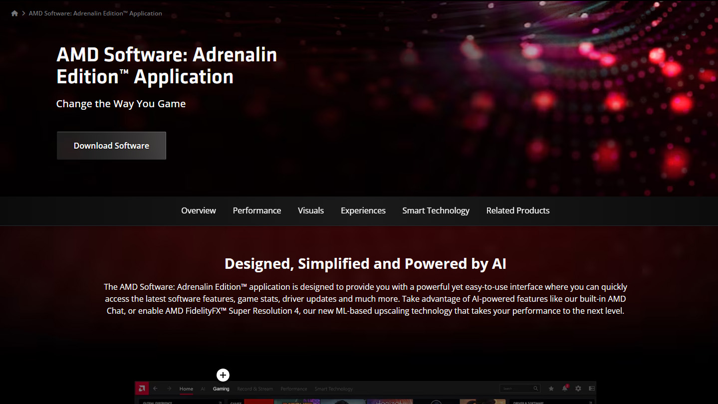 Screenshots showing how to update Nvidia and AMD drivers