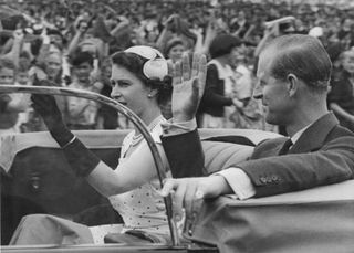 The Queen and Duke of Edinburgh in New Zealand in 1953