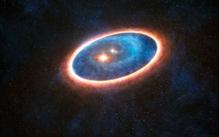 planets forming in a double star system