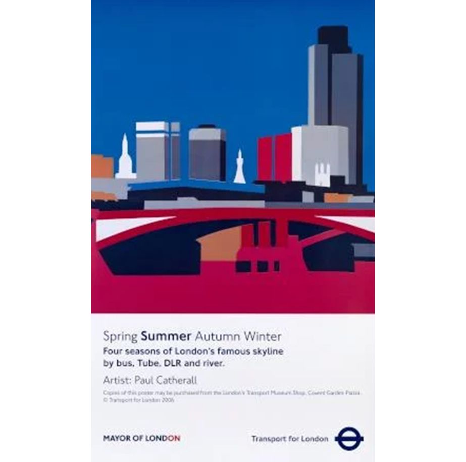 We love the bold use of block colour in these posters