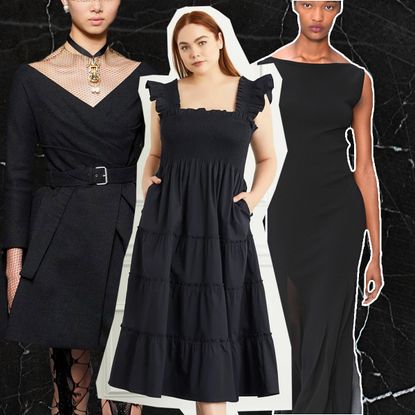 graphic of black dresses