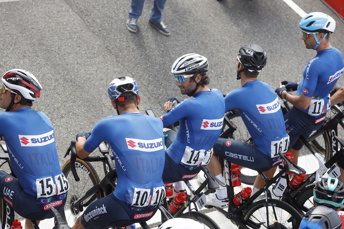 The Italian team are ready to roll