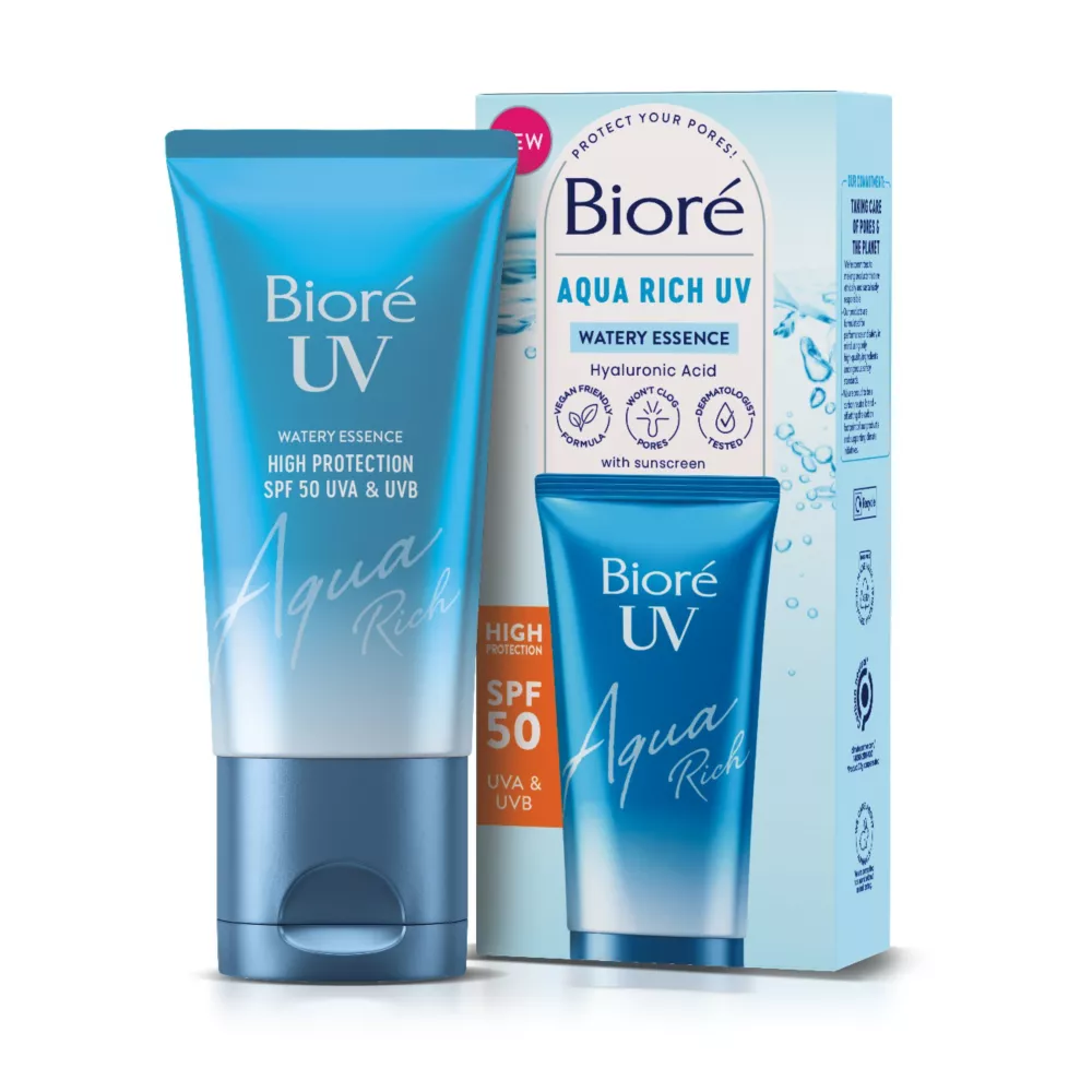Biore Uv Aqua Rich Water Essence Sunscreen Spf 50 50ml