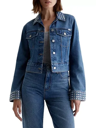 Isa Studded Denim Jacket