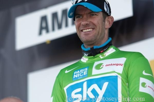 Stage two winner Greg Henderson (Sky) now leads the points classification.