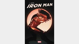 Iron Man in a spotlight