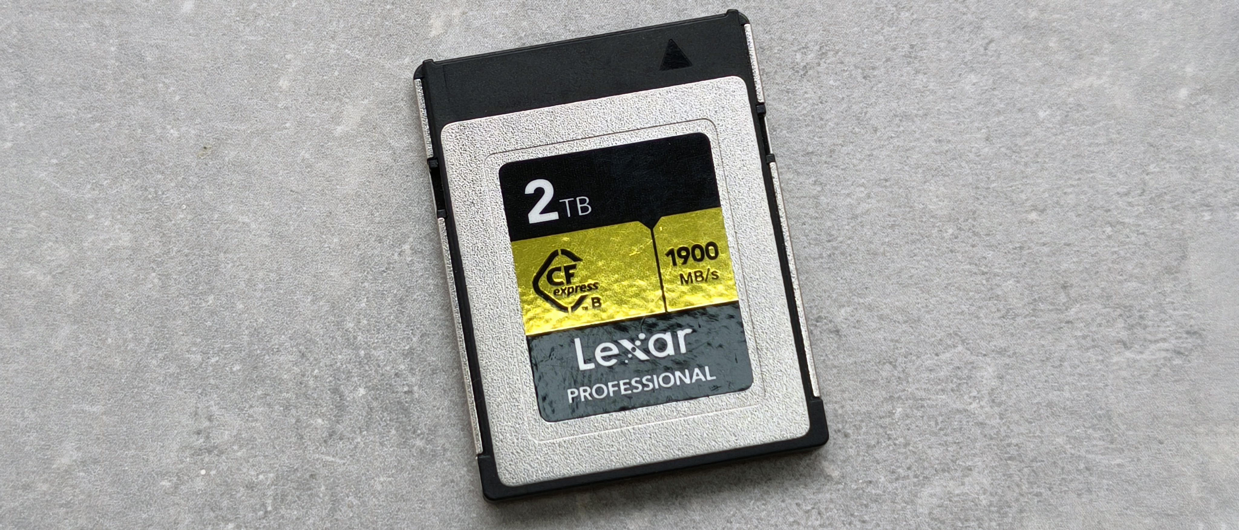 Lexar Professional CFexpress Type B Gold Series card