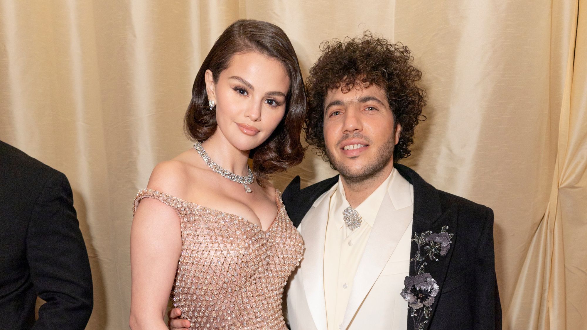 Selena Gomez and Benny Blanco attend the 97th Academy Awards