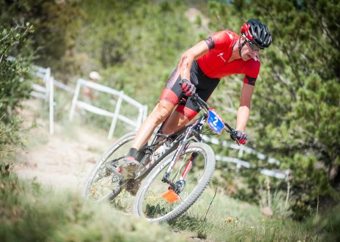 Todd Wells (Specialized) took the lead and never looked back during the men's race..