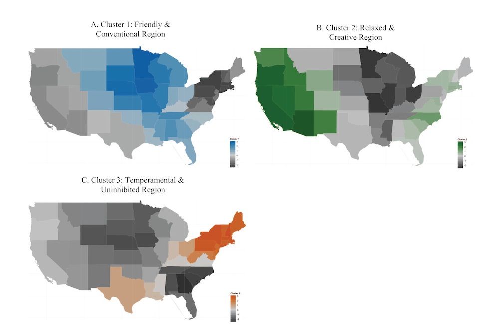 Personality regions in the United States