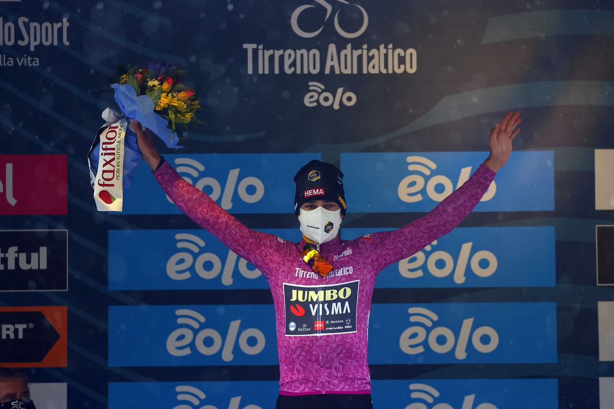 Tirreno Adriatico 2021 - 56th Edition - 5th stage Castellalto - Castelfidardo 205 km - 14/03/2021 - Wout Van Aert (BEL - Jumbo - Visma) - photo Luca Bettini/BettiniPhoto&Acirc;&copy;2021