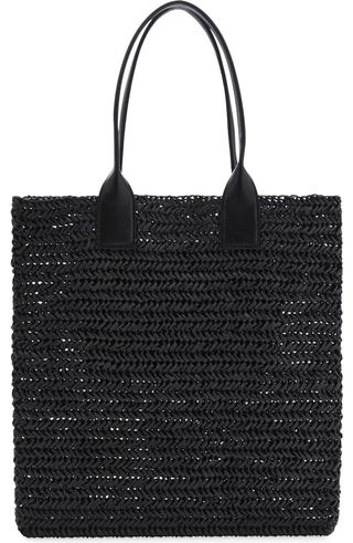 Braided Straw Shopper