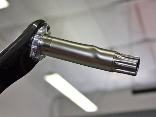 SRAM says its cranks are specifically designed to yield at the spindle instead of the crankarm when overloaded to prevent catastrophic failure.