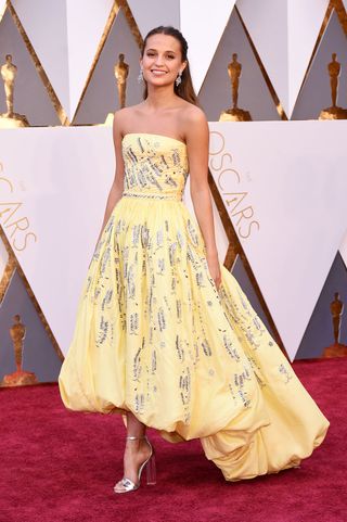 Alicia Vikander won her first Oscar