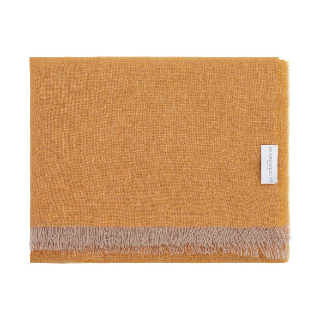 Yellow Cashmere Scarf