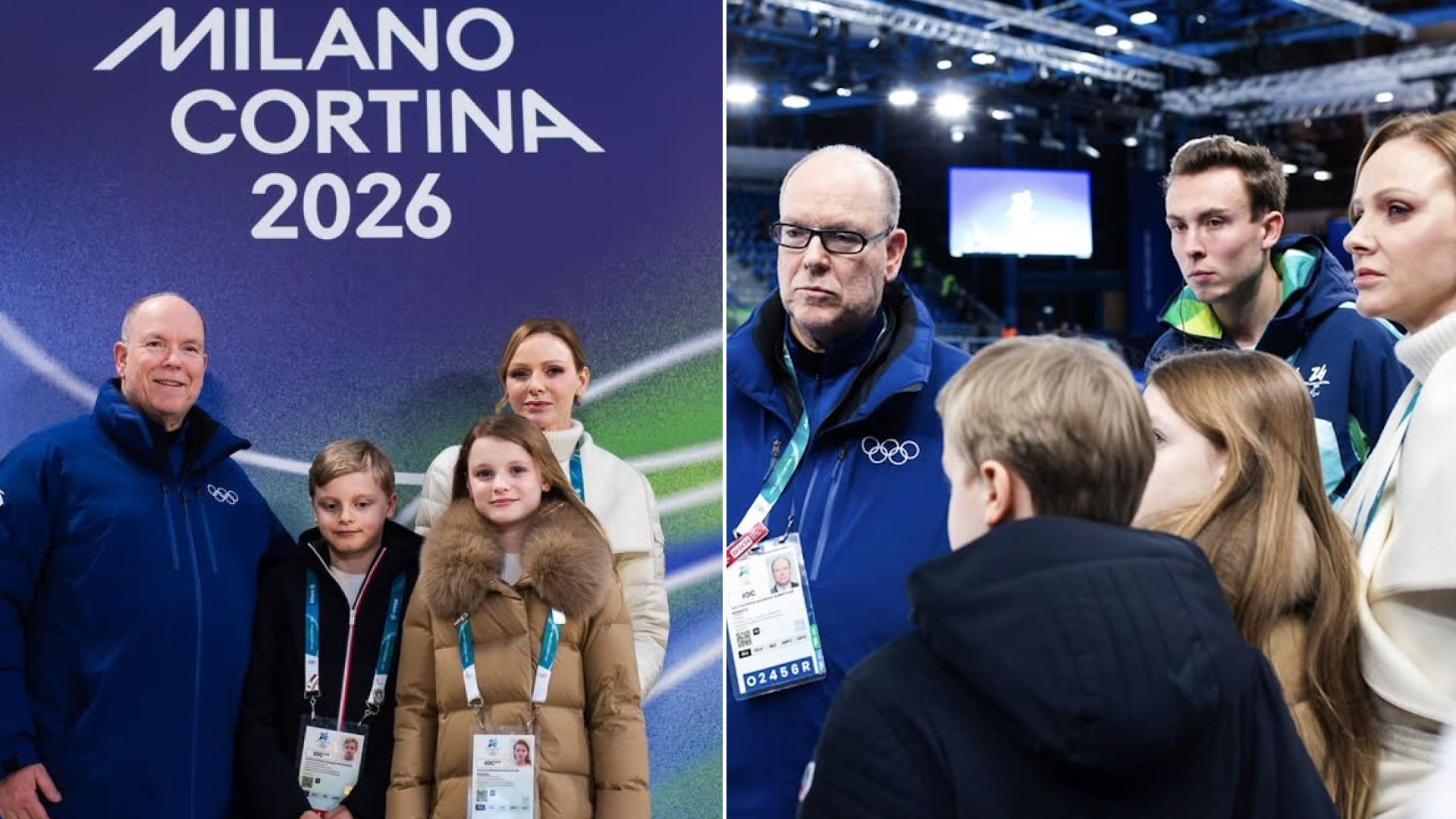 Princess Charlene Bundles Up at the Winter Games