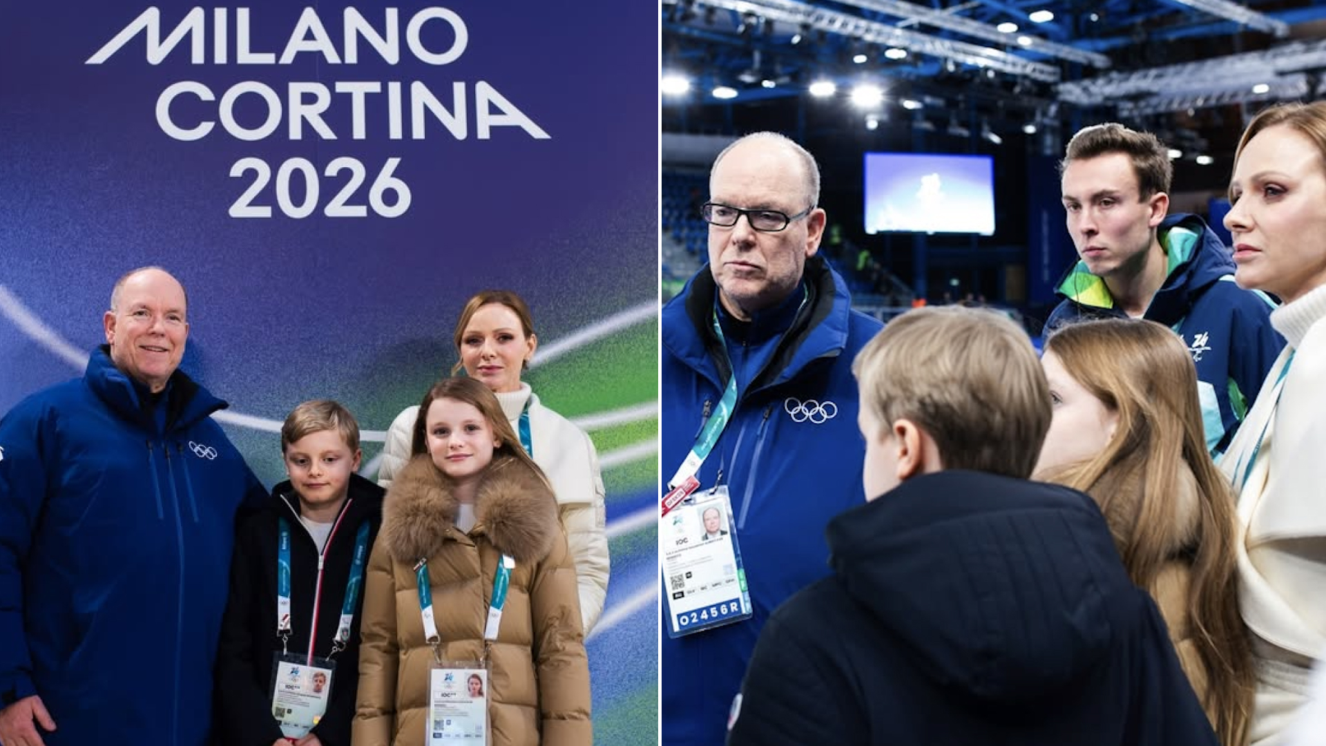 Princess Charlene of Monaco bundles up alongside her twins, Prince Jacques and Princess Gabriella