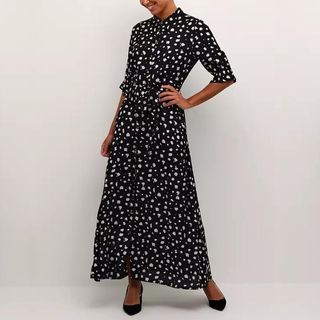 black and white maxi dress from John Lewis