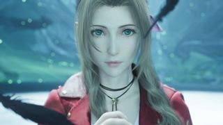 Aerith prays for the Planet