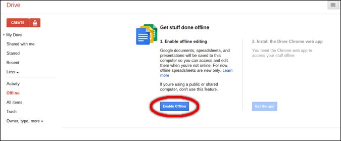 How To Activate Google Docs Offline On Your Chrome Os Chromebook