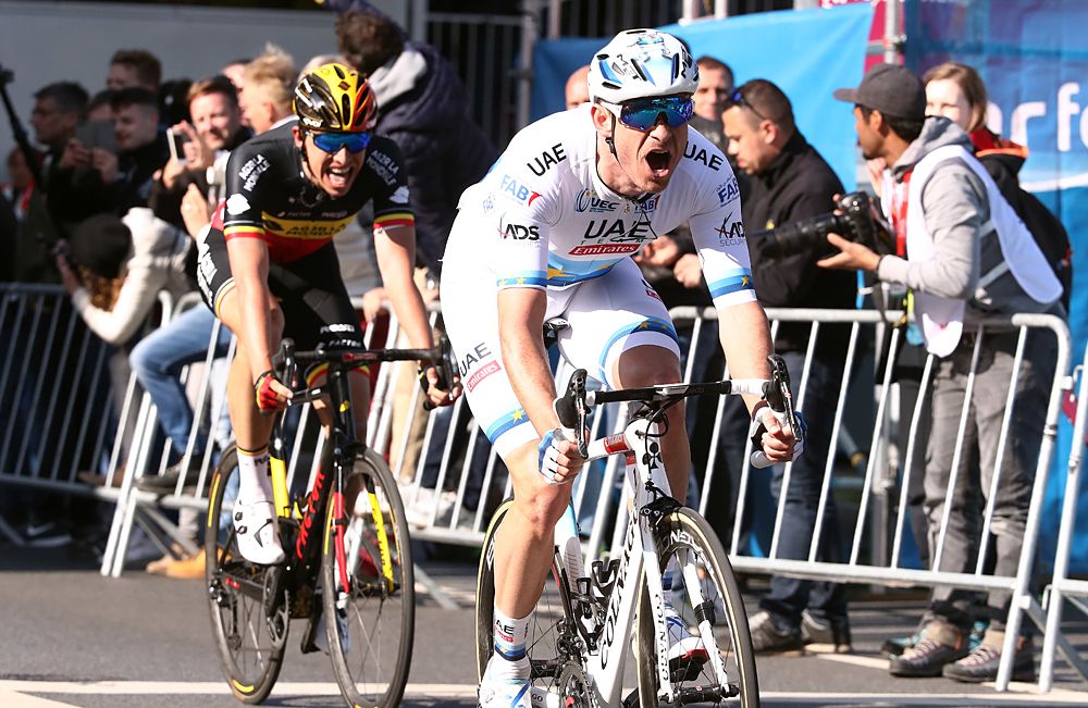 European champion Alexander Kristoff (UAE Team Emirates) wins Rund um den Finanzplatz Eschborn-Frankfurt
