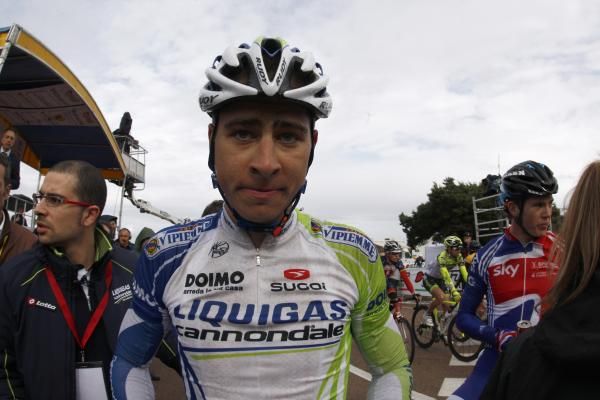 Peter Sagan (Liquigas-Cannondale) was ecstatic to take the win.