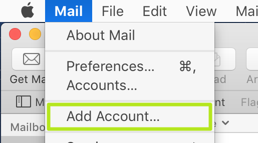 How to Add an Email Account in Apple Mail
