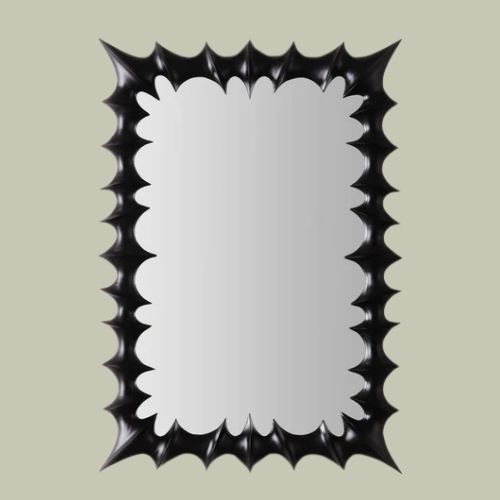 Holloways of Ludlow, Dusty Deco Brutalist Mirror