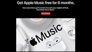 Apple Music 6 Month trial with eligible purchases