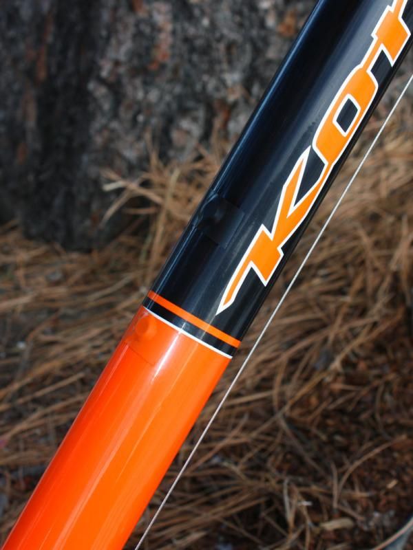 Trebon's frame is fitted with bottle mounts but they've been covered up with color-matched tape for race day.