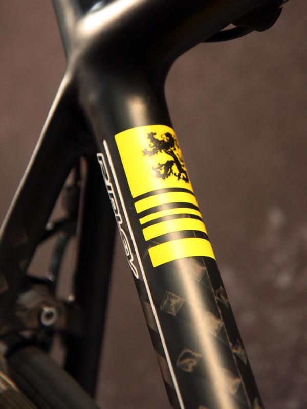 Ridley should consider itself lucky that the Flemish flag has such a cool look.