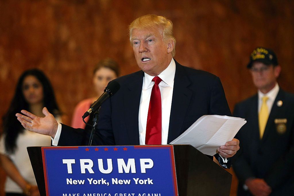 Donald Trump verbally beats the press for questioning his veterans donations